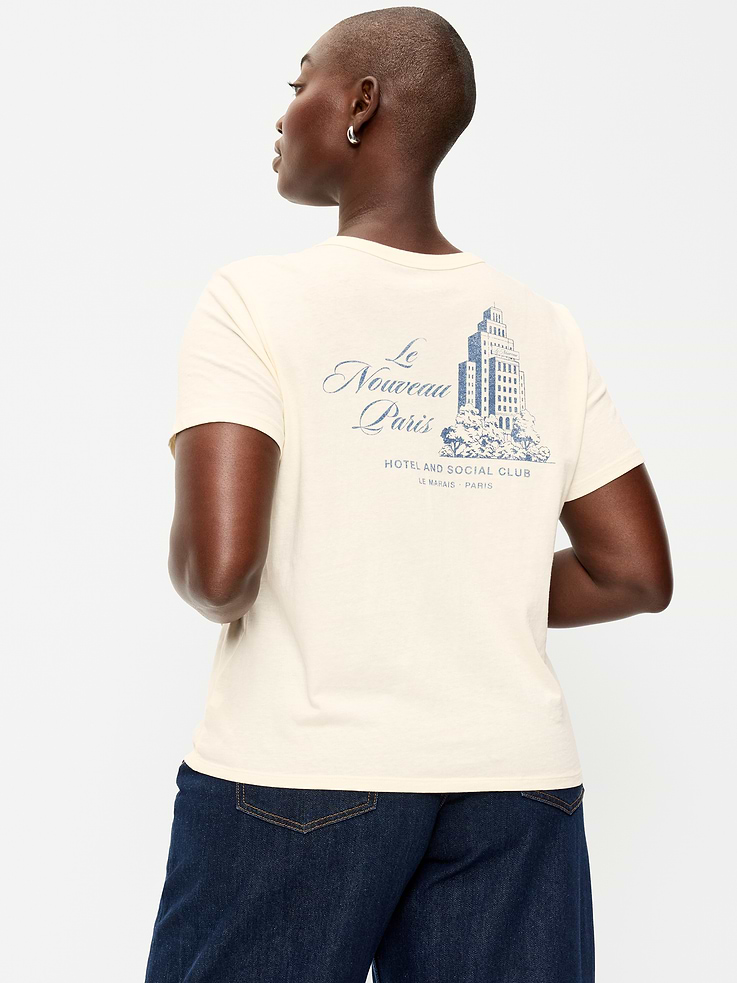 Image 6 of 8, EveryWear Crew-Neck Graphic T-Shirt