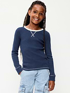 Image 1 of 4, round neckline, long sleeves, Product #907862