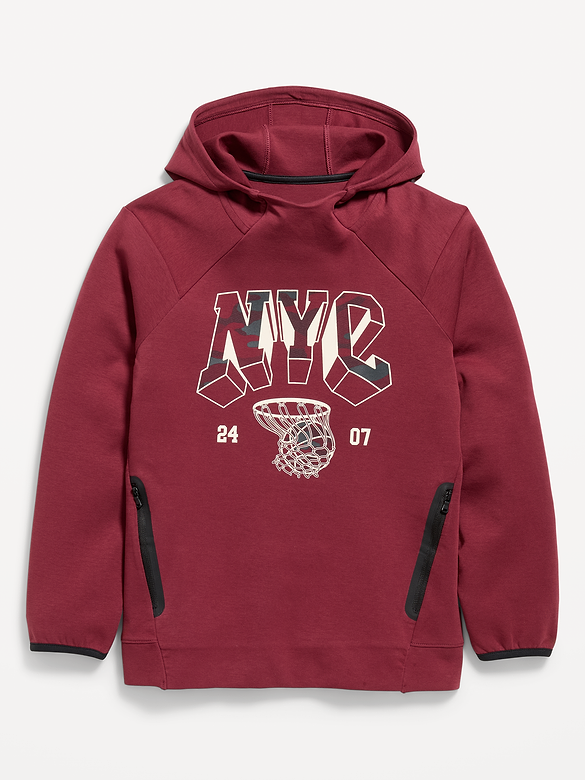 Dynamic Fleece Graphic Pullover Hoodie for Boys