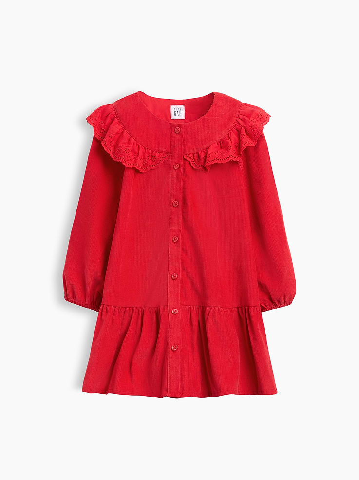 Image 2 of 3, Baby & Toddler Corduroy Drop-Waist Dress