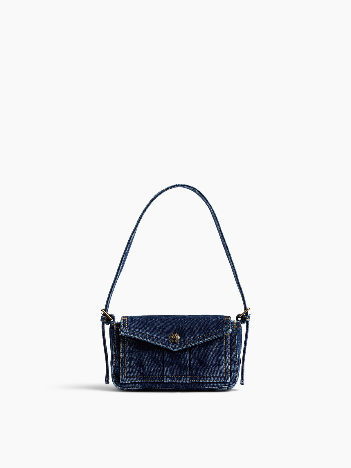 Mini Denim Envelope Bag