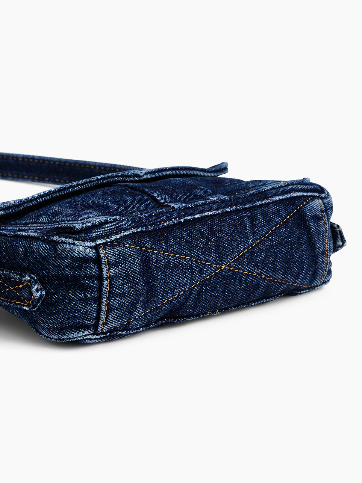 Image 5 of 8, Mini Denim Envelope Bag