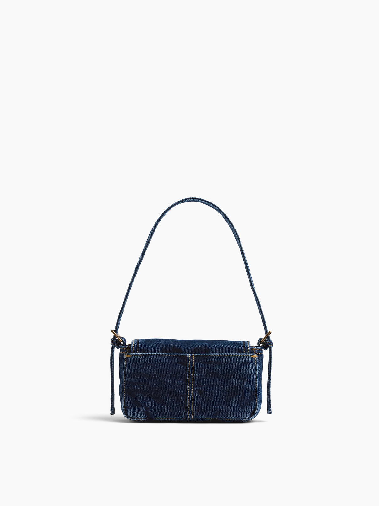 Image 4 of 8, Mini Denim Envelope Bag