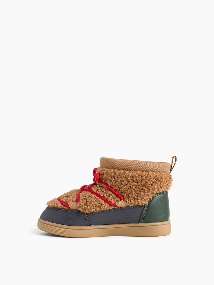Image 4 of 4, Toddler Sherpa Snow Boots