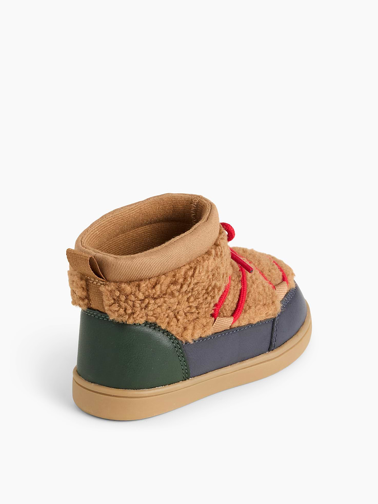 Image 3 of 4, Toddler Sherpa Snow Boots