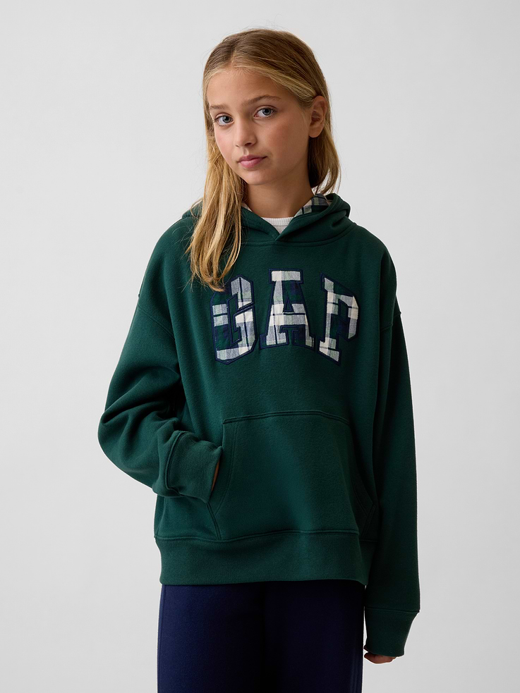 Image 2 of 6, Kids VintageSoft Relaxed Logo Hoodie