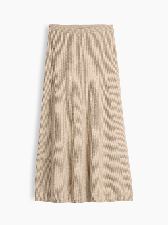 CashSoft Rib Sweater Maxi Skirt