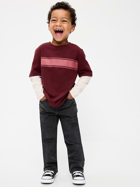 Wow Straight Pull-On Jeans for Toddler Boys