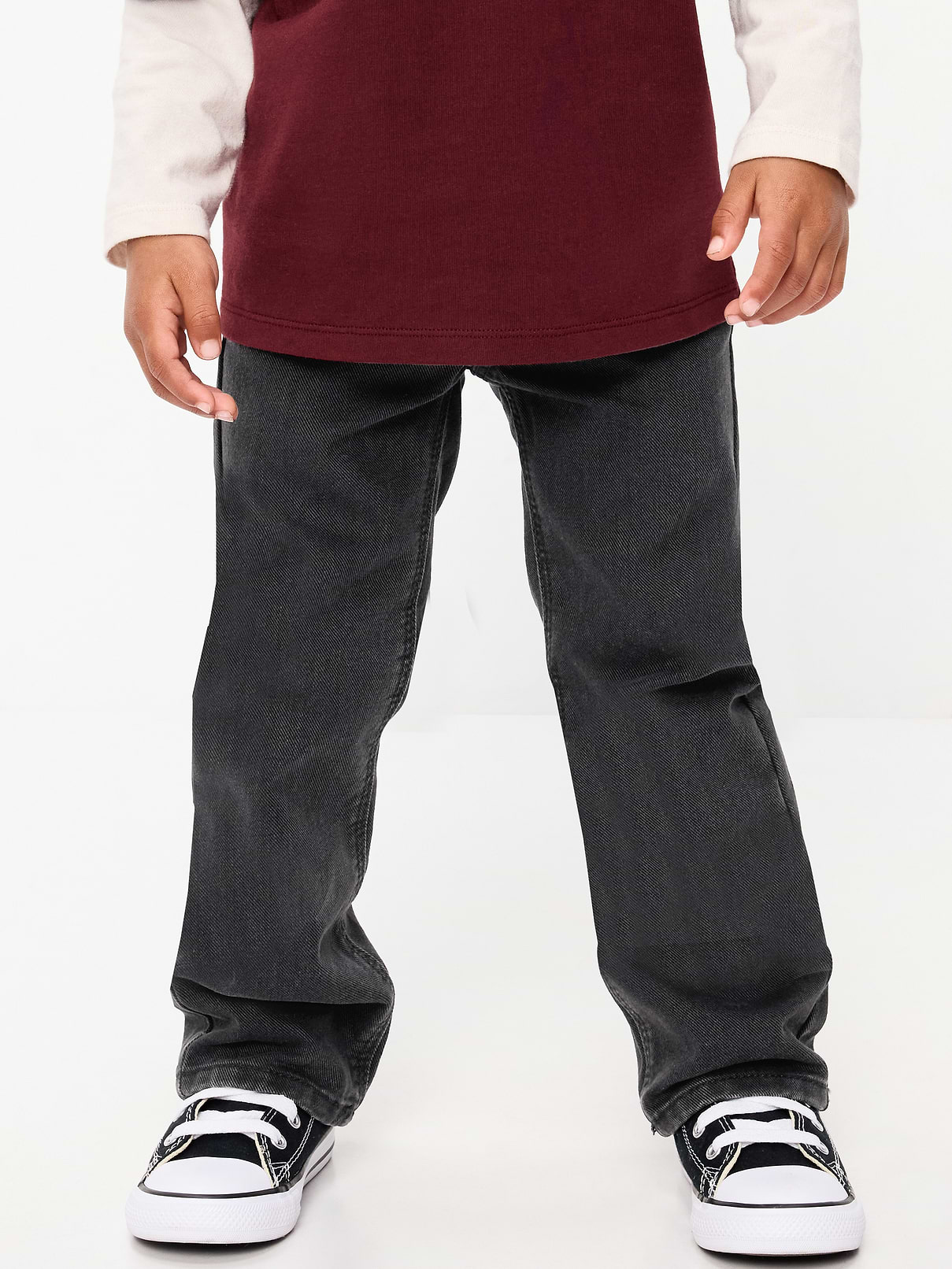 Image 2 of 2, Wow Straight Pull-On Jeans for Toddler Boys