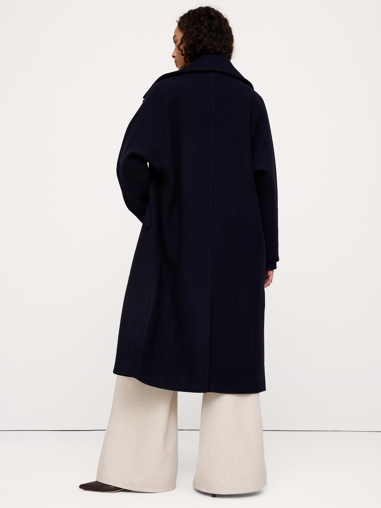 Image 3 of 7, Wool-Blend Top Coat