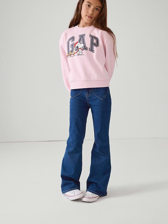 Kids High Rise '70s Flare Jeans