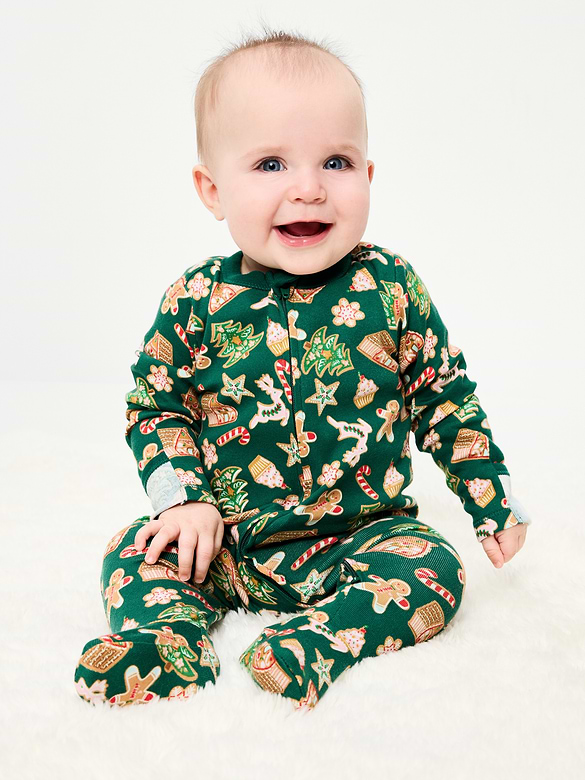 2-Way-Zip Sleep & Play Footed One-Piece for Baby