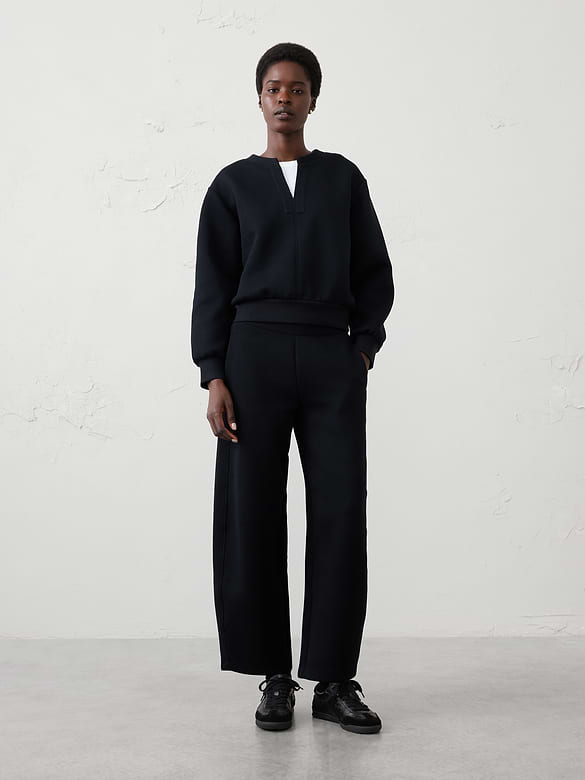 Weekender Split-Neck Sweatshirt