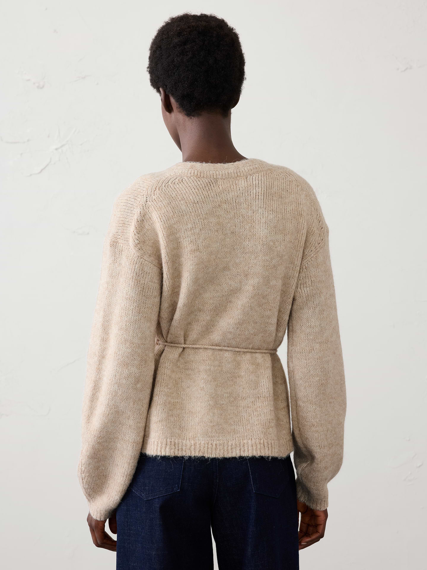 Image 2 of 4, Open-Front Cardigan