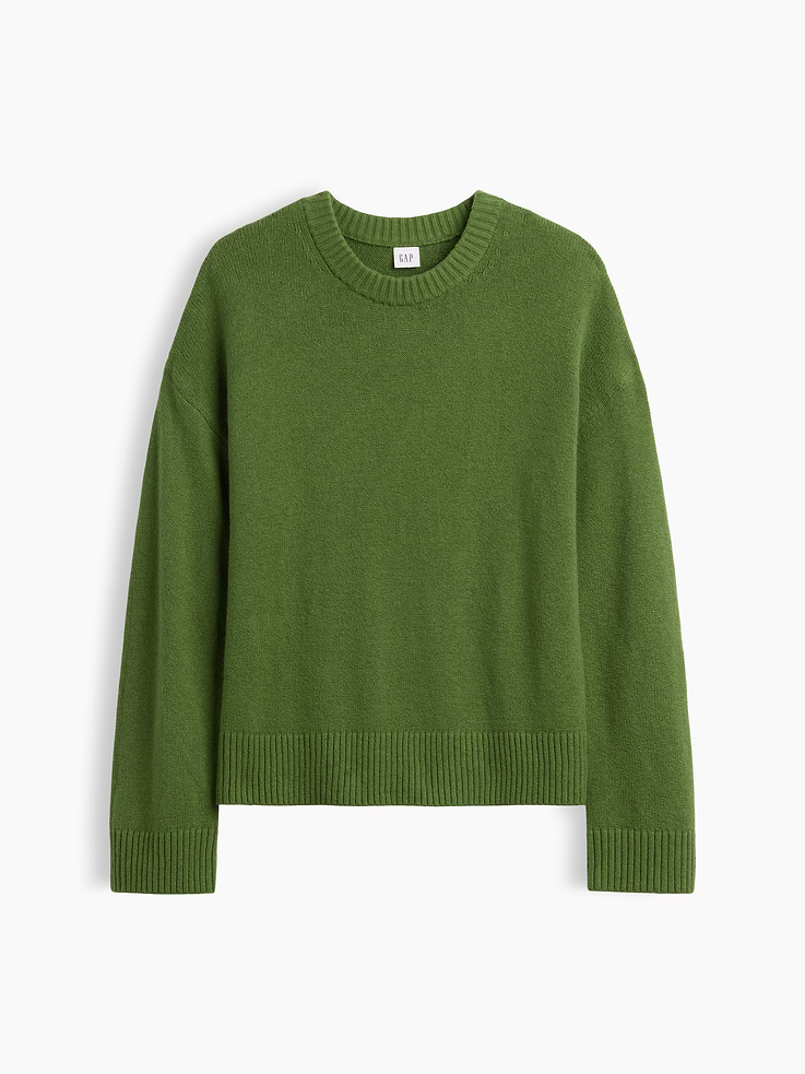 Image 5 of 5, Cashsoft Relaxed Crewneck Sweater