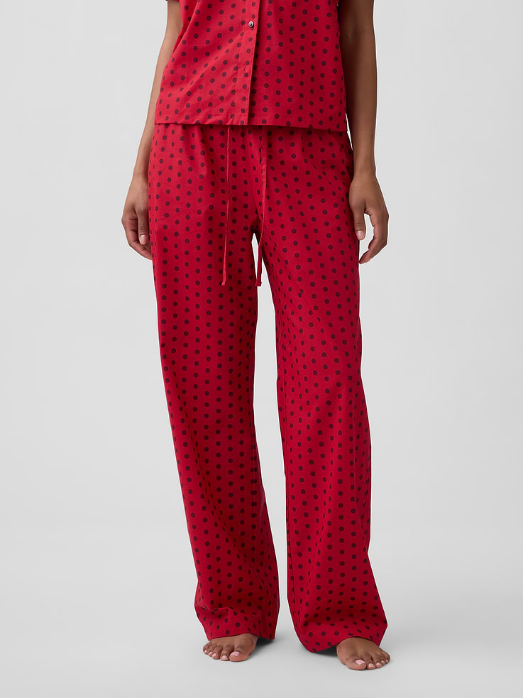 Image 3 of 4, Poplin PJ Pants