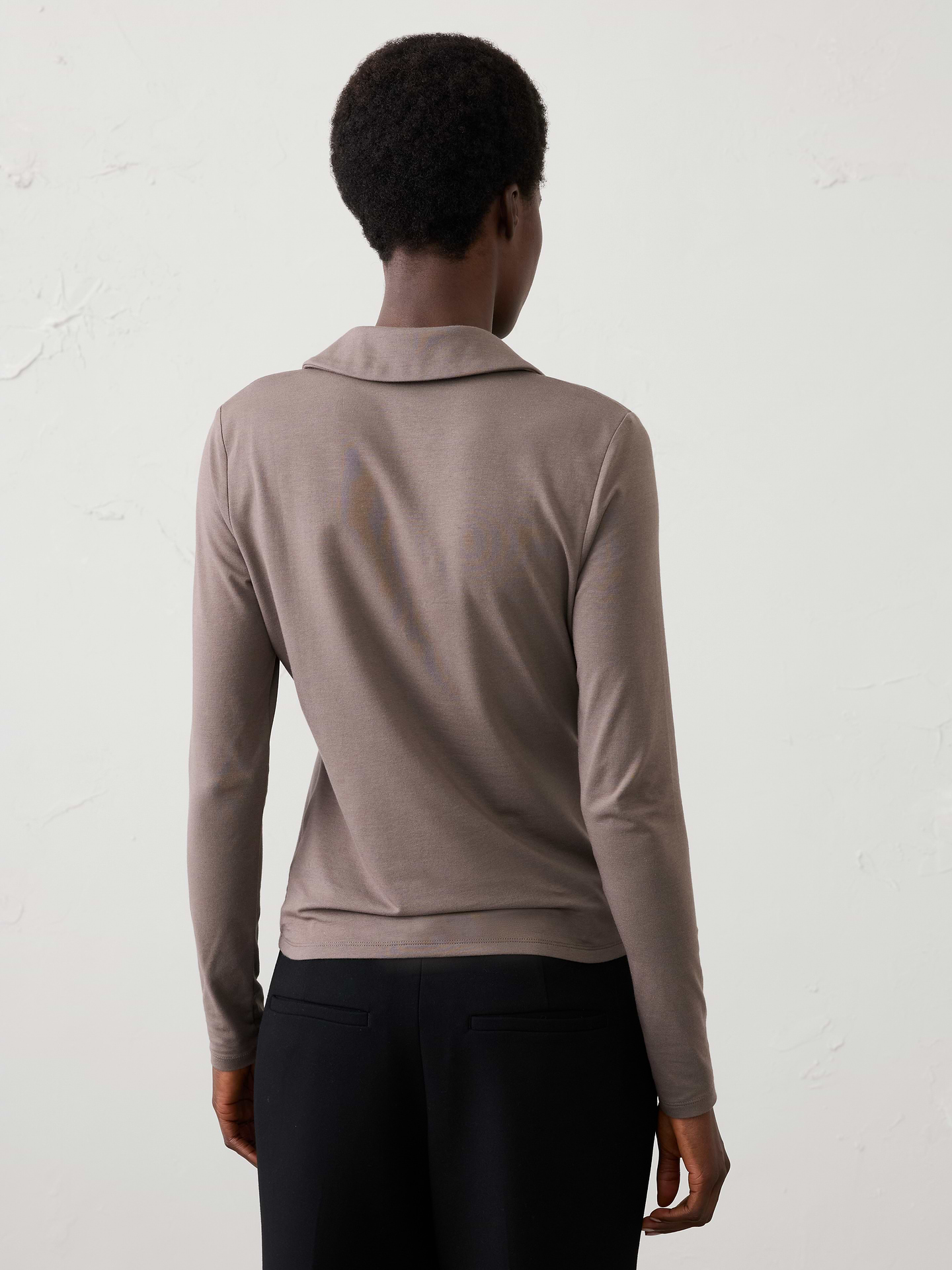 Image 2 of 7, Soft Stretch Polo Top