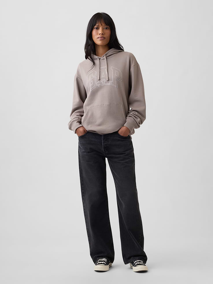 Image 3 of 5, Relaxed Gap Logo Hoodie