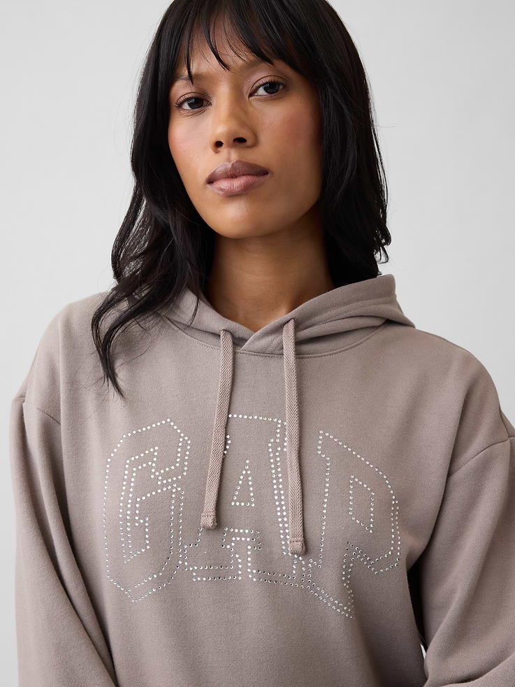Image 4 of 5, Relaxed Gap Logo Hoodie