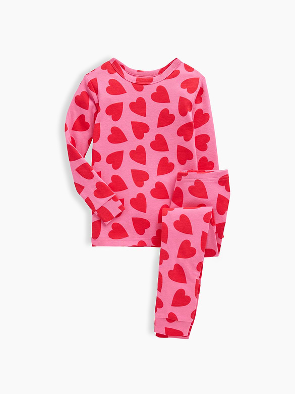 Kids & babyGap V-Day Print PJ Set