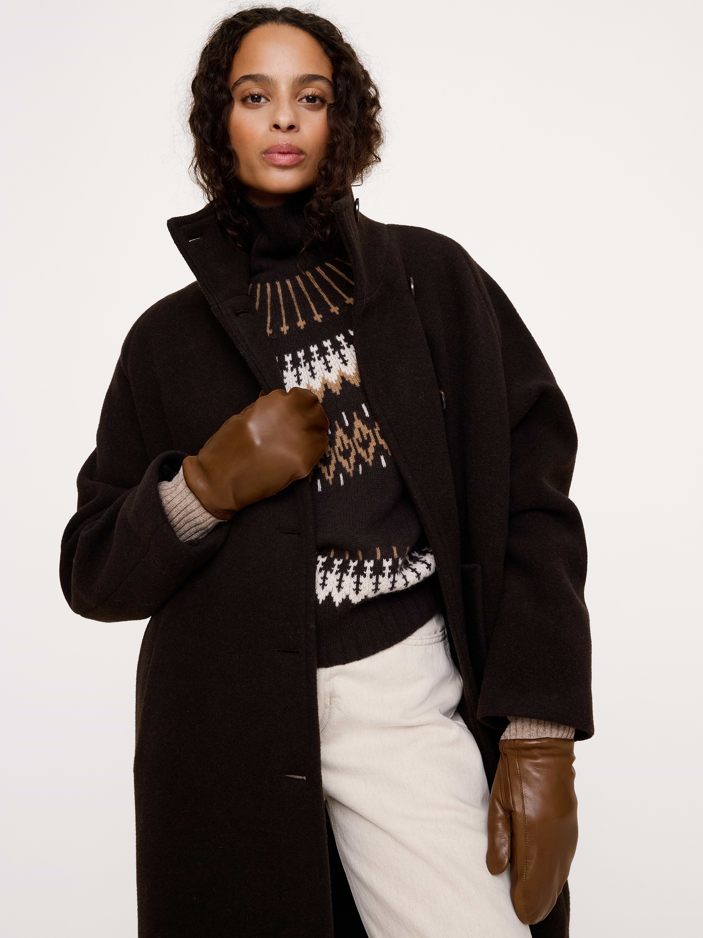 Image 4 of 5, Boda Leather Mittens by Hestra
