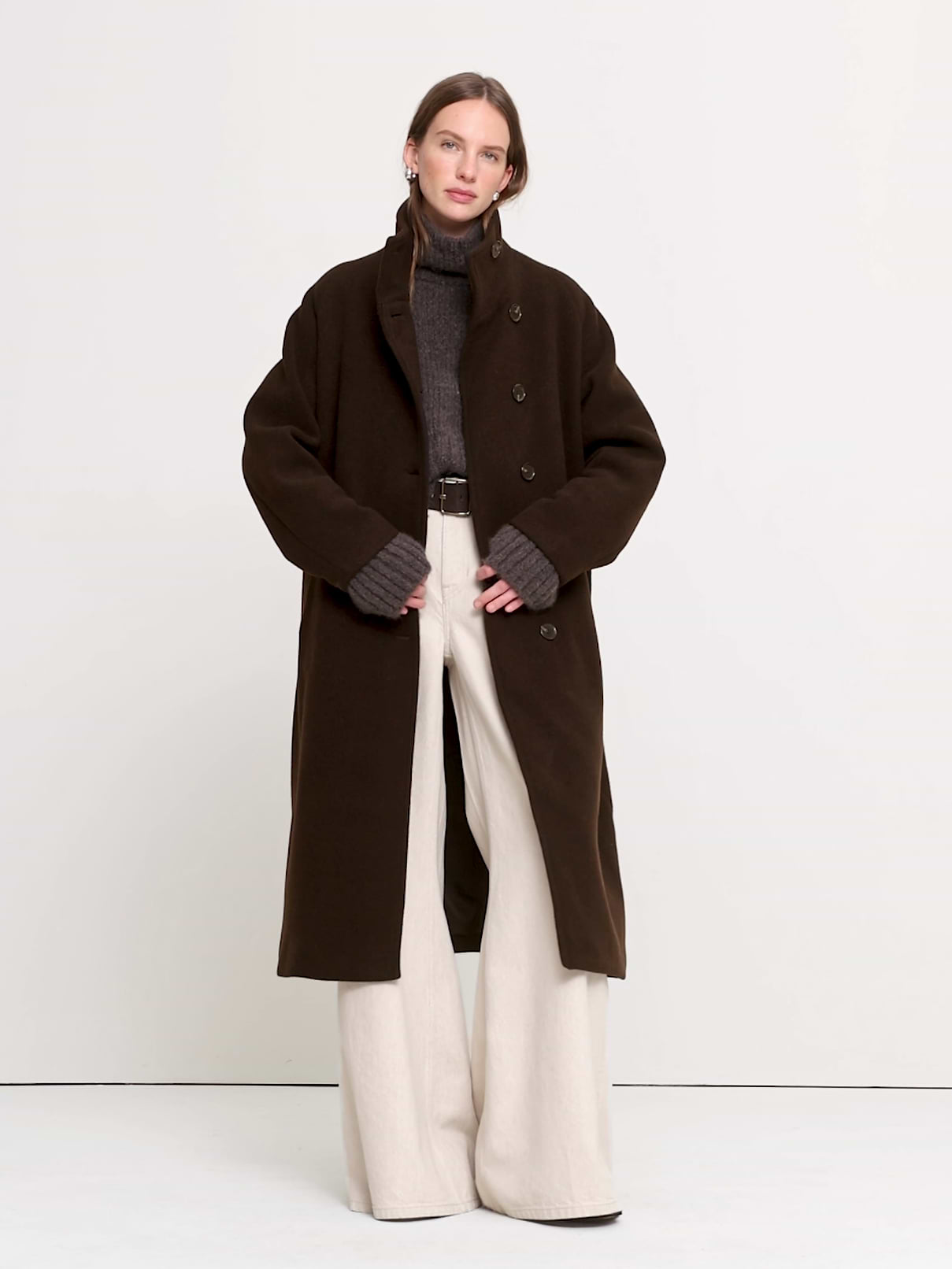 Italian Wool-Blend Top Coat | Banana Republic