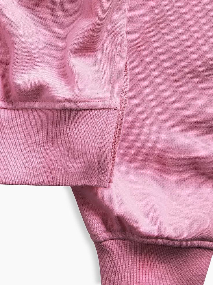Image 4 of 7, VintageSoft Terry Oversized Wedge Side-Slit Sweatshirt