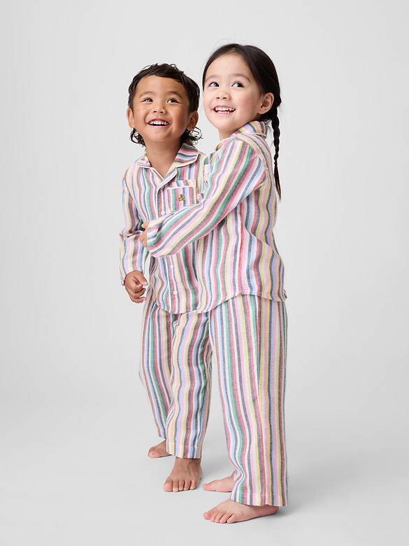Baby & Toddler Recycled Flannel PJ Set