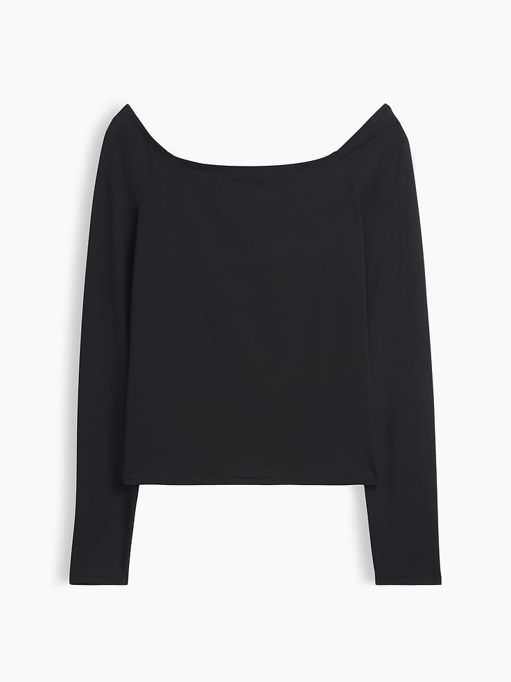 Image 2 of 2, CloseKnit Jersey Crop T-Shirt