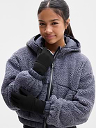 Image 1 of 1, FOR: Staying warm outside and weekend adventures, FEEL: Lightweight and cozy microfleece, FAVE: Touch-screen enabled fingertips keeps her connected outdoors, Product #1178803