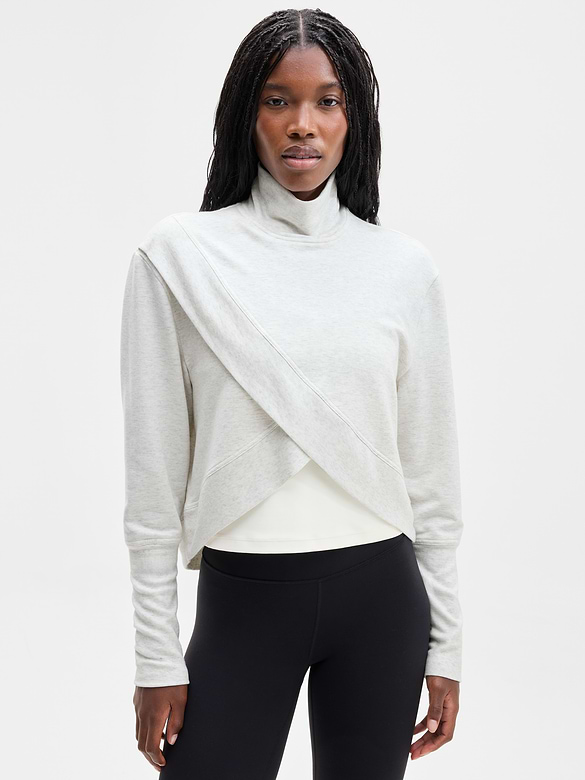 Coaster Luxe Mock Neck Sweatshirt