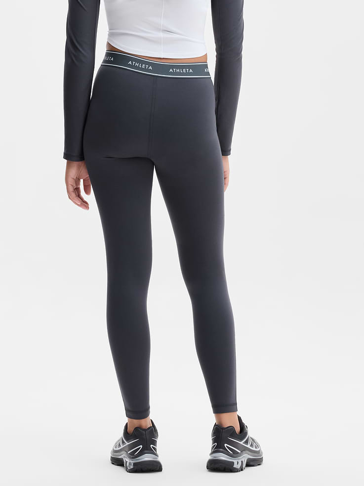 Image 3 of 5, Athleta Girl High Rise Logo Chit Chat Legging