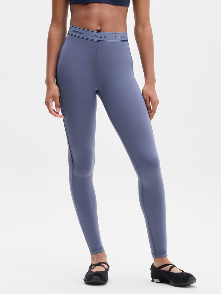 Image 2 of 4, Athleta Girl High Rise Logo Chit Chat Legging
