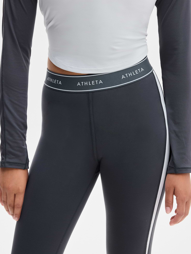 Image 4 of 5, Athleta Girl High Rise Logo Chit Chat Legging