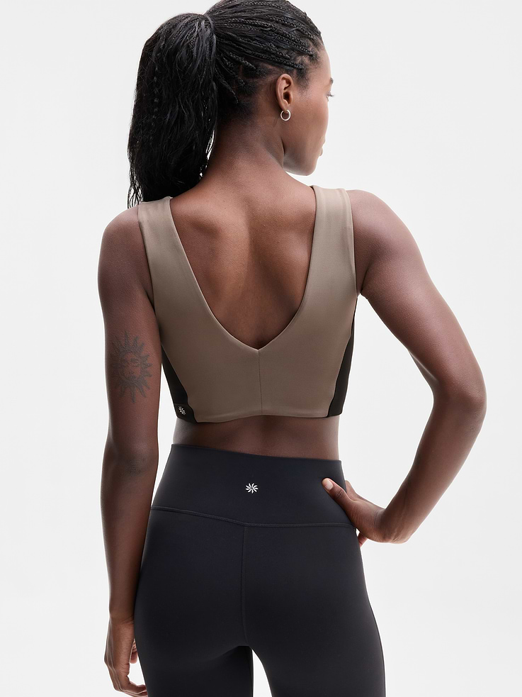 Image 3 of 4, Transcend Low Back Longline Bra D-DD
