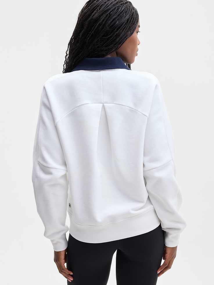 Image 3 of 6, Forever Fleece Rugby Sweatshirt