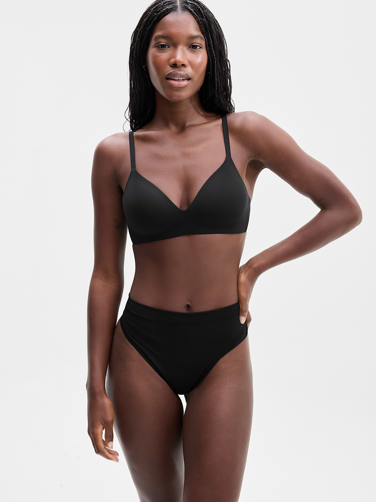 Image 2 of 4, BodyMove High Rise Thong Underwear 3-Pack