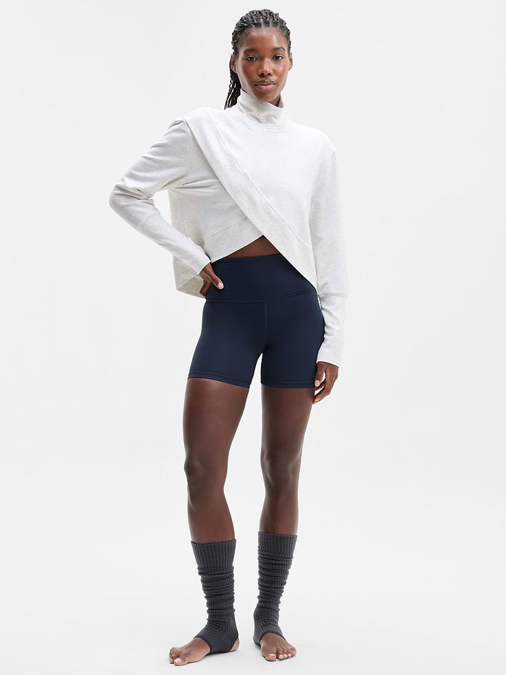 Image 1 of 7, FOR: Your yoga flow and sessions in the studio, FEEL: Powervita fabric is buttery soft with support that feels like a gentle hug, FAVE: Unpinchable triple-layer waistband with mesh inner lining streamlines and supports, Back drop-in pocket to stash your essentials, Limited seams for a distraction-free practice, Made with our customer-obsessed, second-skin Powervita fabric, our yoga leggings/pants are designed for your ultimate distraction-free practice, Product #845126