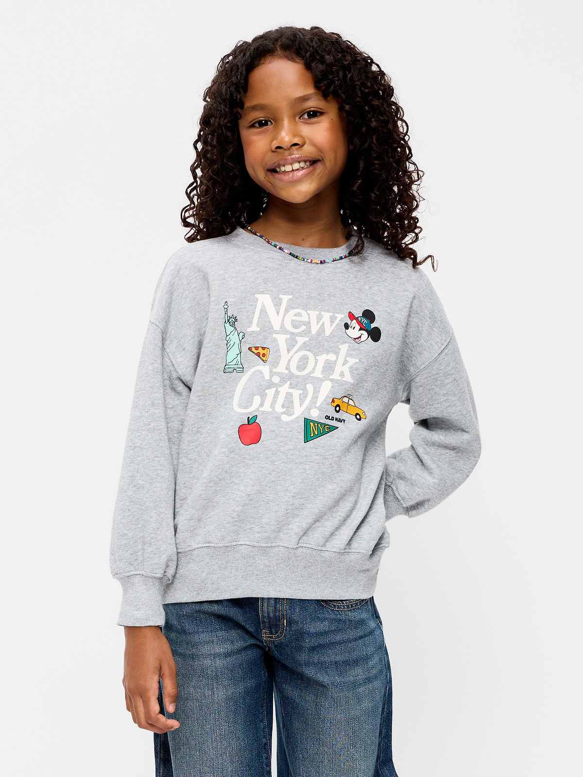 Disney© Favorite Fleece Oversized Tunic Sweatshirt for Girls