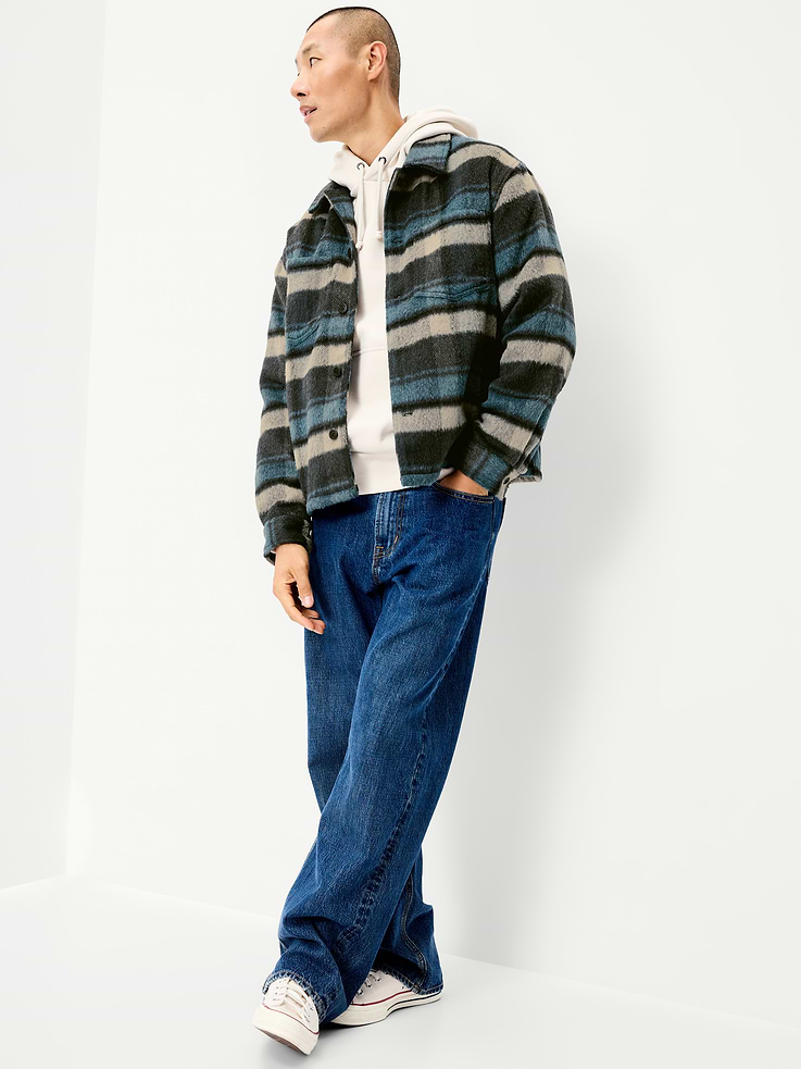 Image 3 of 5, Loose Fit Button-Down Shirt