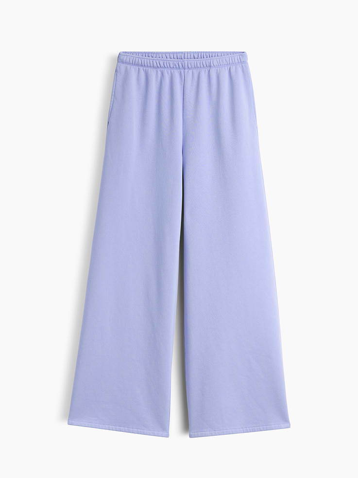Image 7 de 7, Pantalon ballon à jambe large en coton ouaté VintageDoux
