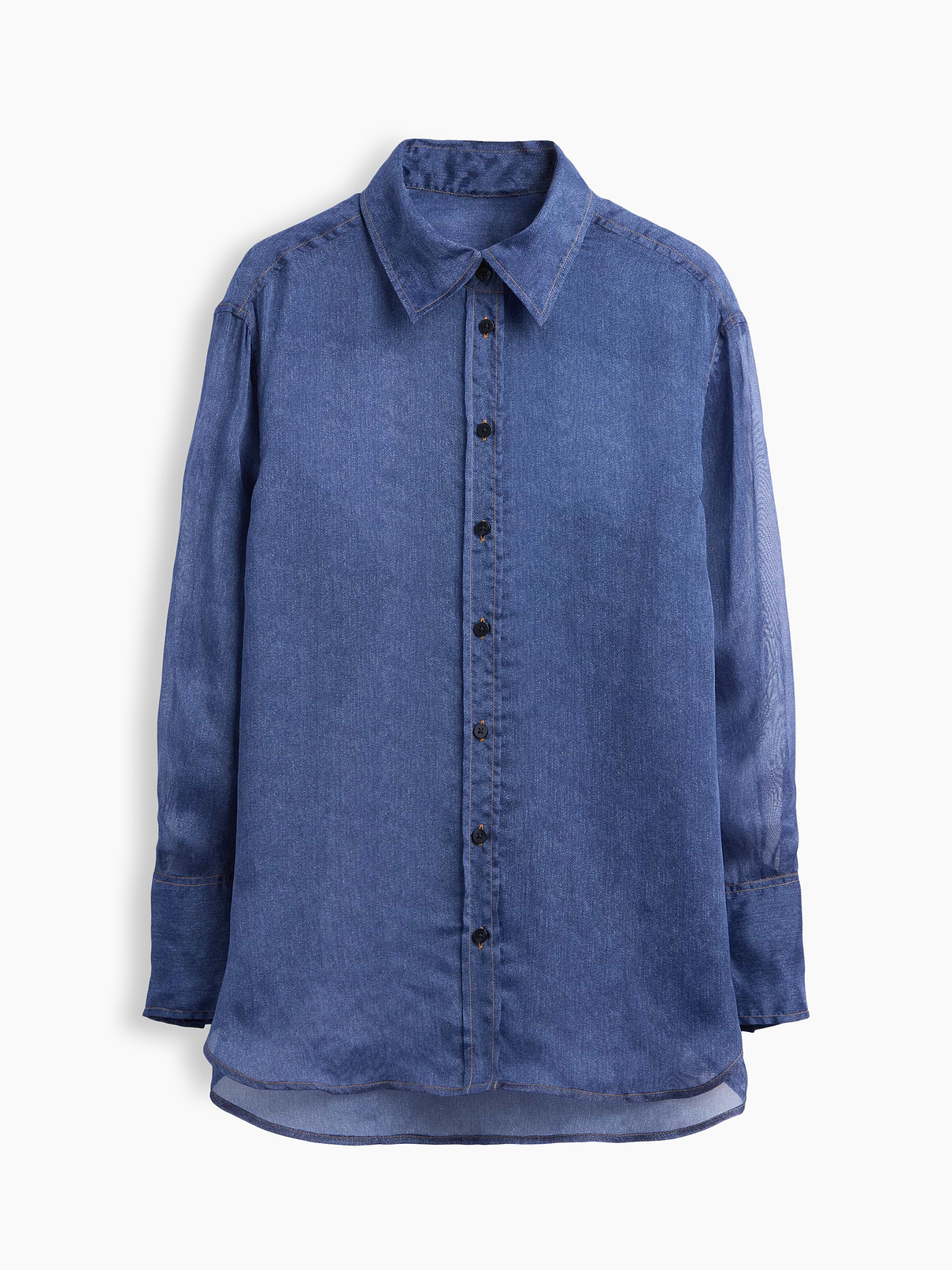 Sheer Organza Big Shirt