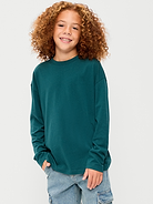 Image 1 of 1, crew neck, long sleeves, drop shoulders, Product #907354