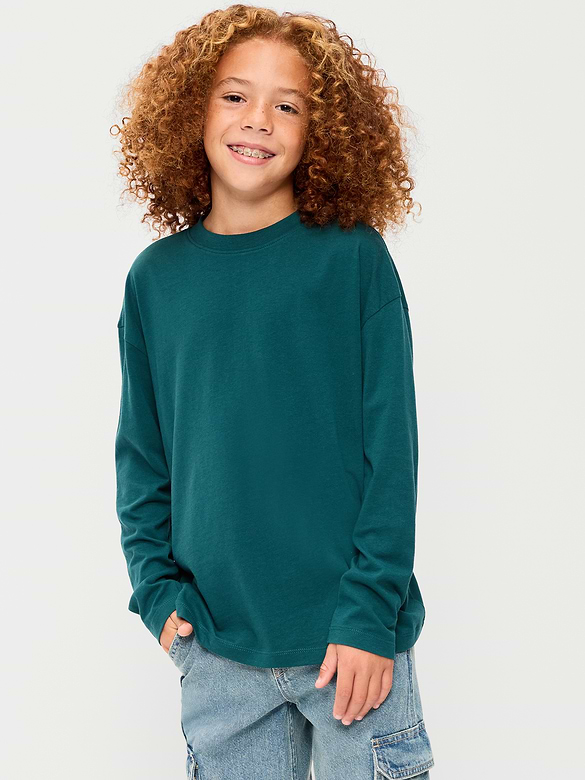 Oversized Long-Sleeve T-Shirt for Boys