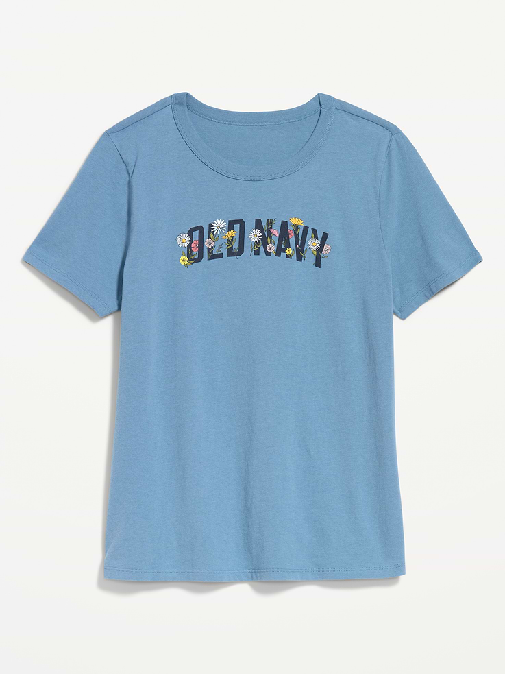 Image 4 of 7, EveryWear Crew-Neck Logo-Graphic T-Shirt