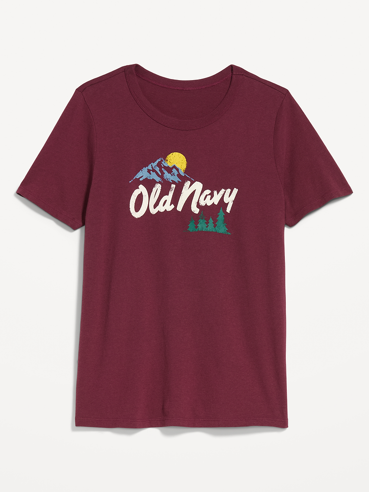 Image 2 of 5, EveryWear Crew-Neck Logo-Graphic T-Shirt