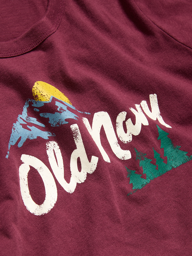 Image 3 of 5, EveryWear Crew-Neck Logo-Graphic T-Shirt