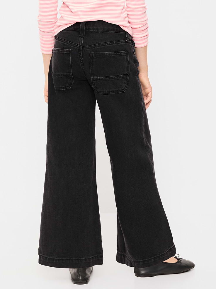 Image 2 of 3, Low-Rise Super Baggy Wide-Leg Jeans for Girls