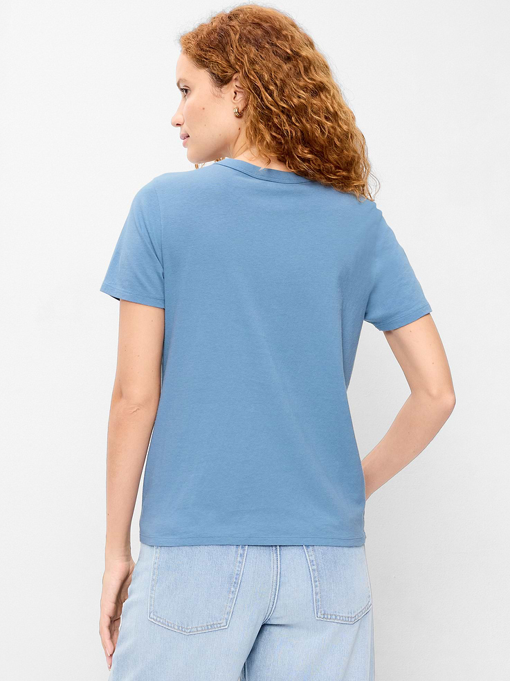 Image 2 of 7, EveryWear Crew-Neck Logo-Graphic T-Shirt