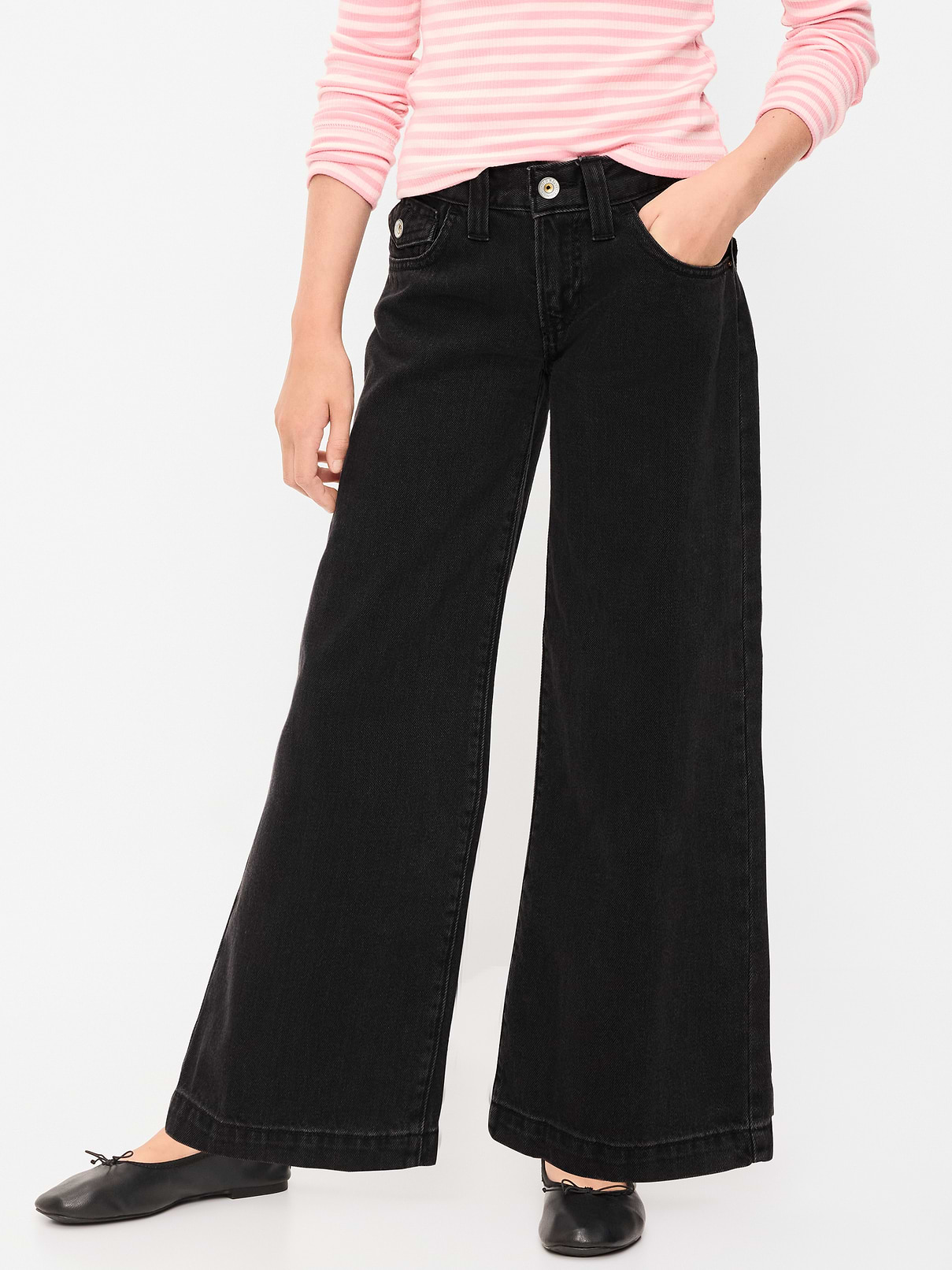 Low-Rise Super Baggy Wide-Leg Jeans for Girls